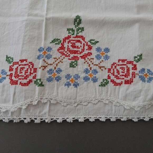 EMBROIDERED PILLOW CASES-SET OF 2 - Picture 2 of 5